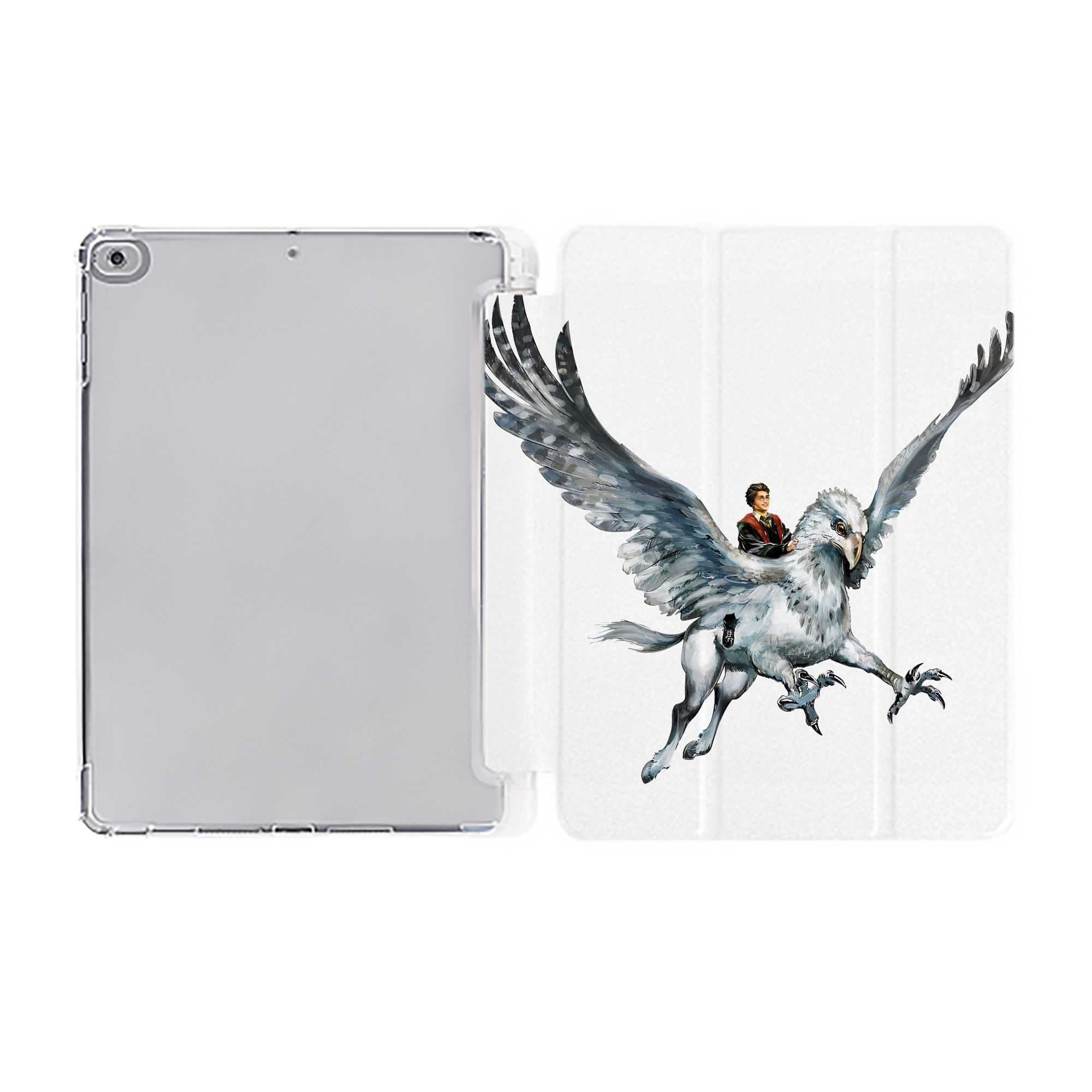 （画像用） Harry Potter ハリー・ポッターシリーズ IPad ケース ペン収納付き 三つ折りスタンド PUレザー×シリコン 対応機種9.5/10.5/10.9インチ